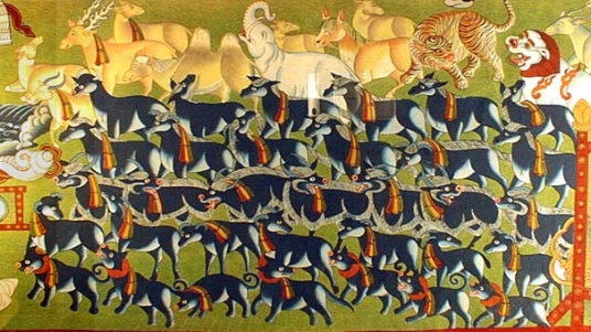 A host of animals