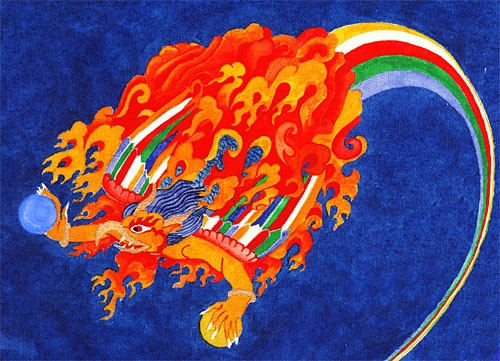 Ögyen Dzambhala Garuda