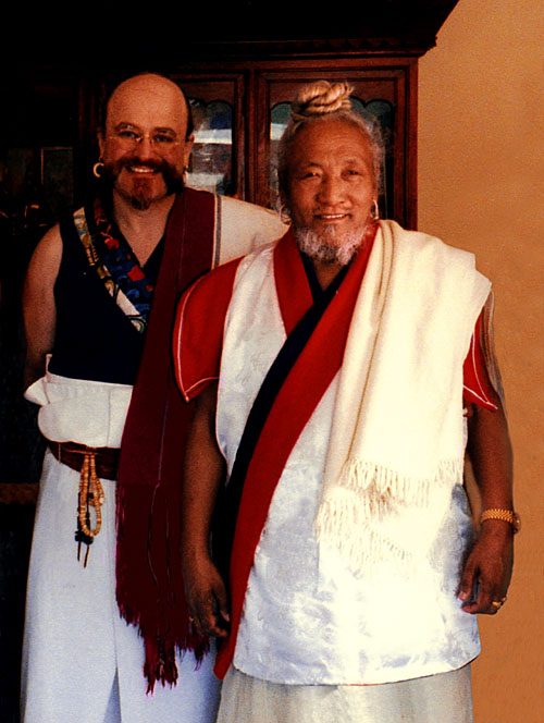 Kyabjé Künzang Dorje Rinpoche and Ngak’chang Rinpoche